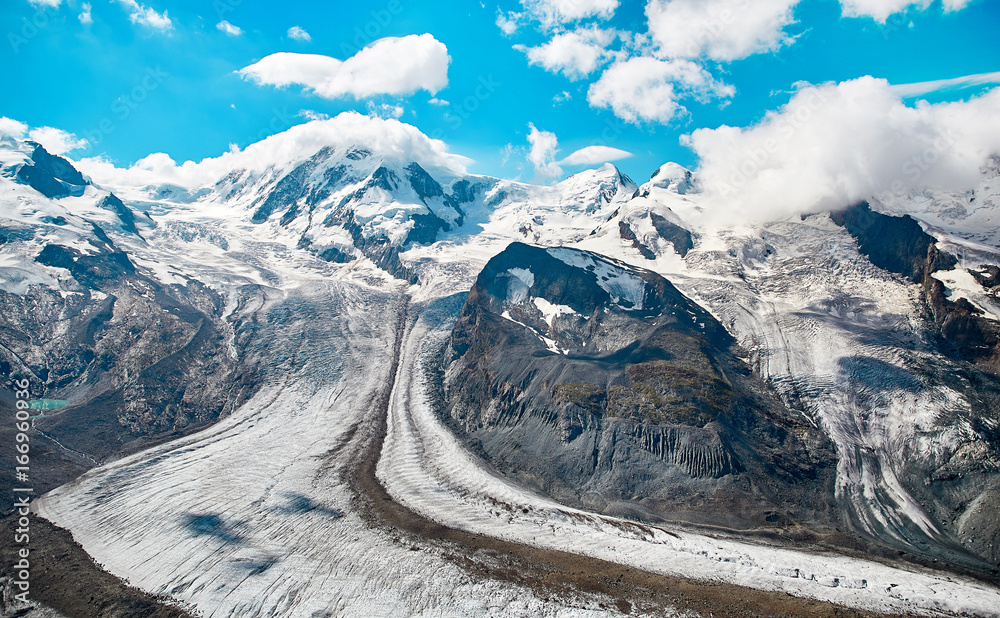 Gornergrat Zermatt，瑞士，瑞士阿尔卑斯山