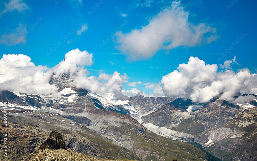 Gornergrat Zermatt，瑞士，瑞士阿尔卑斯山