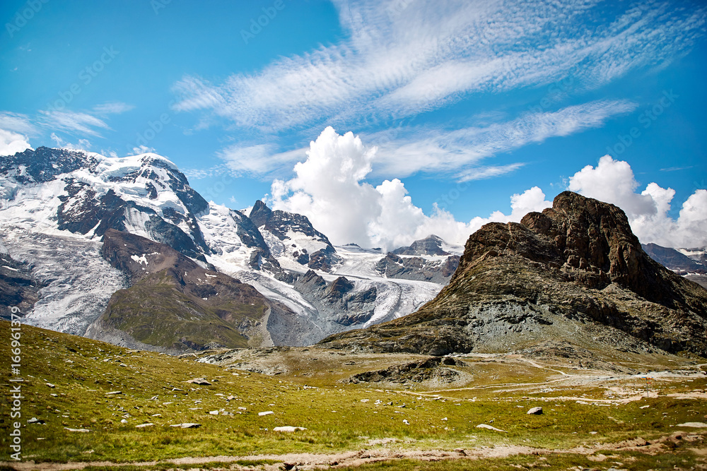 Gornergrat Zermatt，瑞士，瑞士阿尔卑斯山