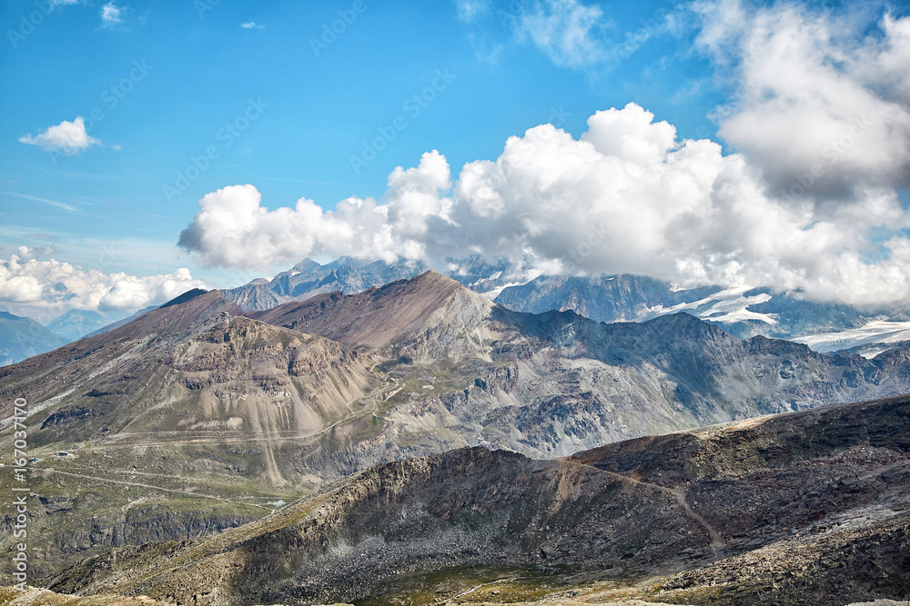 Gornergrat Zermatt，瑞士，瑞士阿尔卑斯山