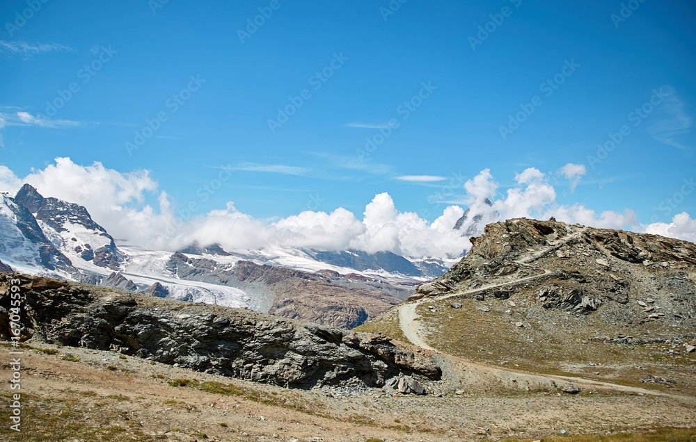 Gornergrat Zermatt，瑞士，瑞士阿尔卑斯山