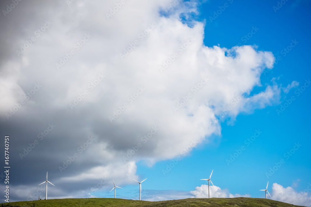 風力発電　 Wind power generator Renewable energy