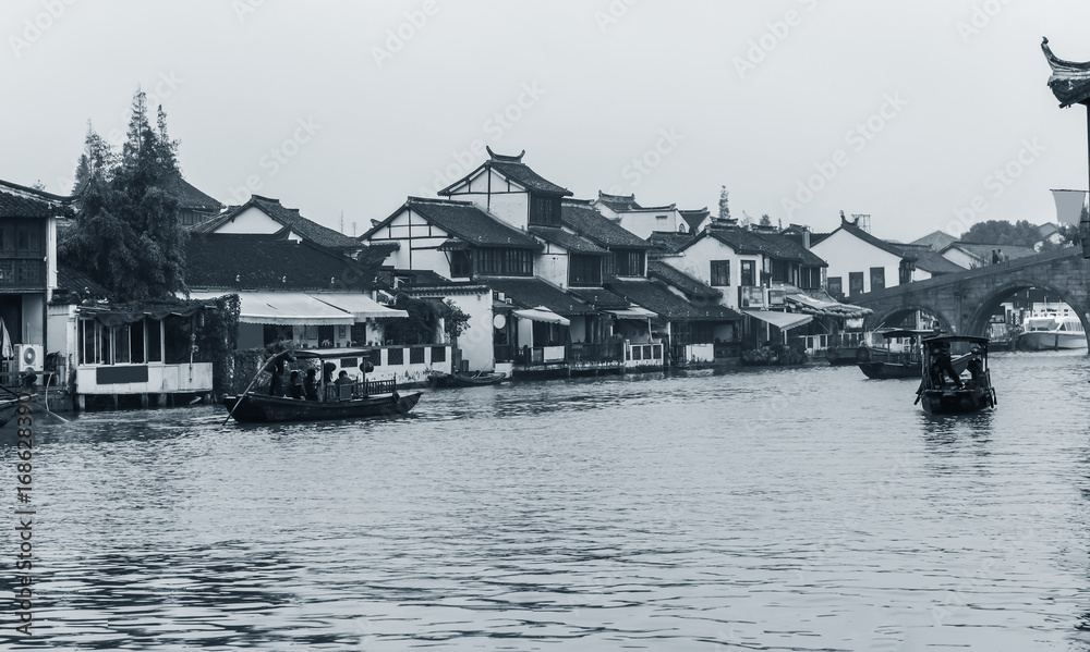 Architectural scenery and skyline of Shanghai