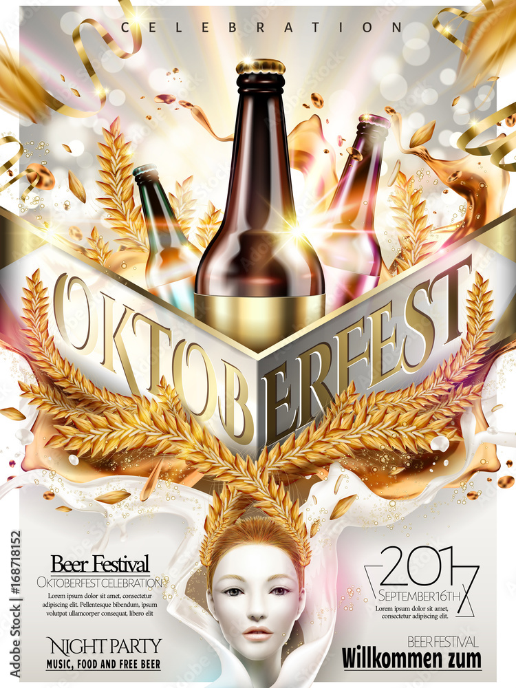 Oktoberfest celebration poster