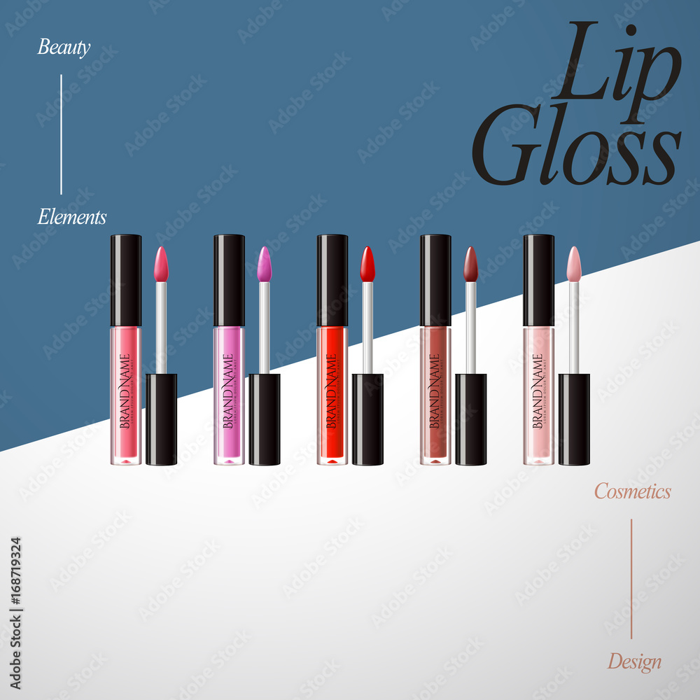 Lip gloss product collection