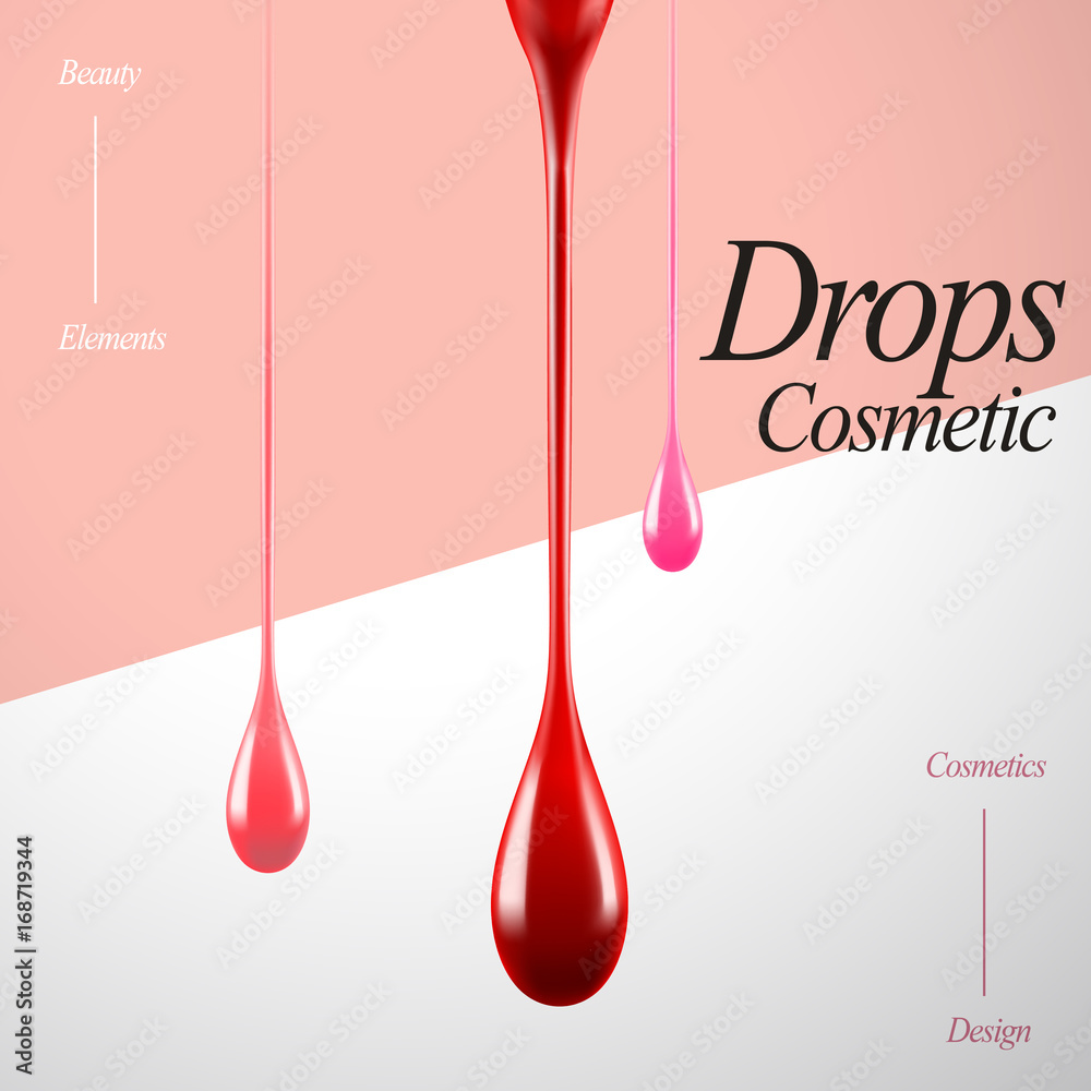 Lip gloss drops