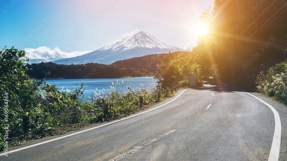 日本富士山和河口湖公路