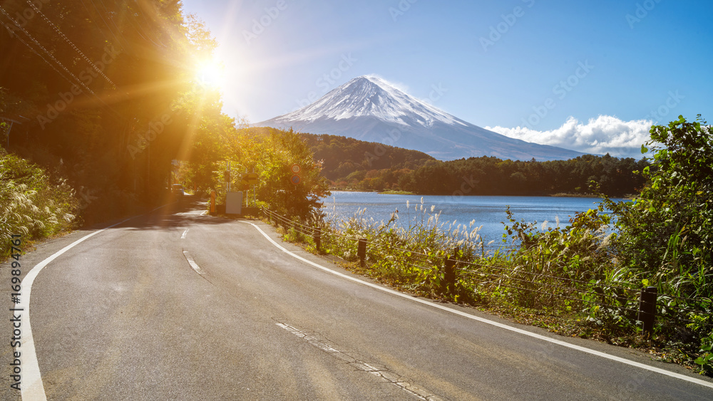 日本富士山和河口湖公路