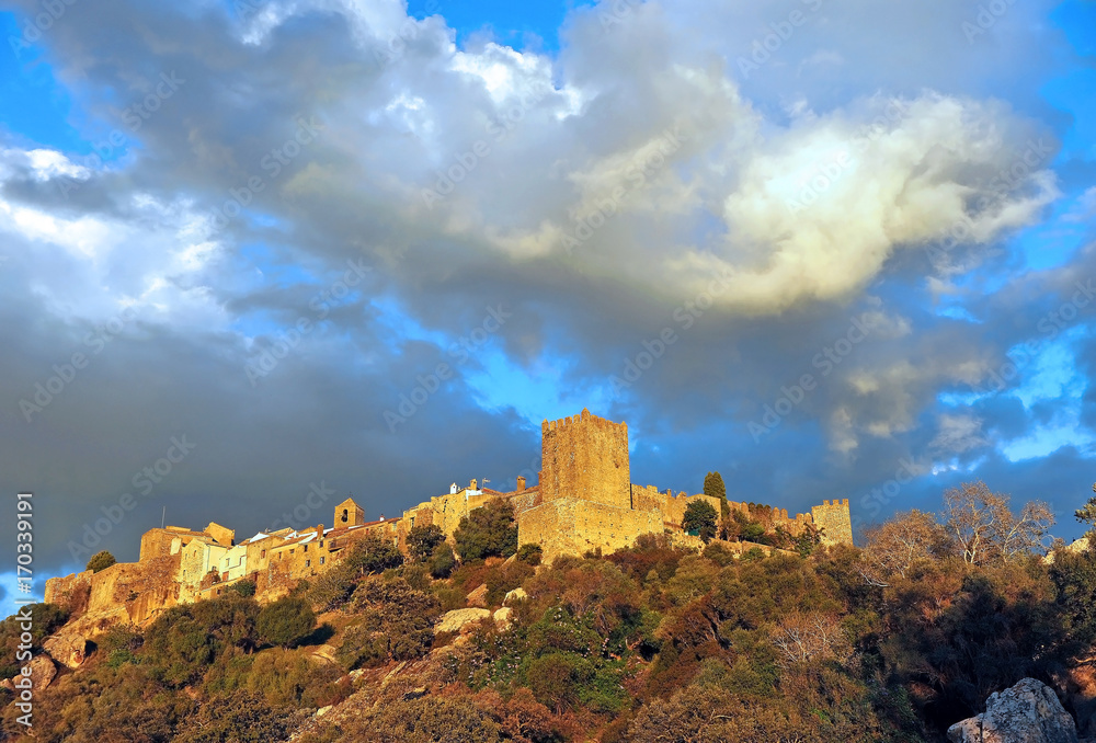 Castillo de Castellar de la Frontera, pueblos de Cádiz, España