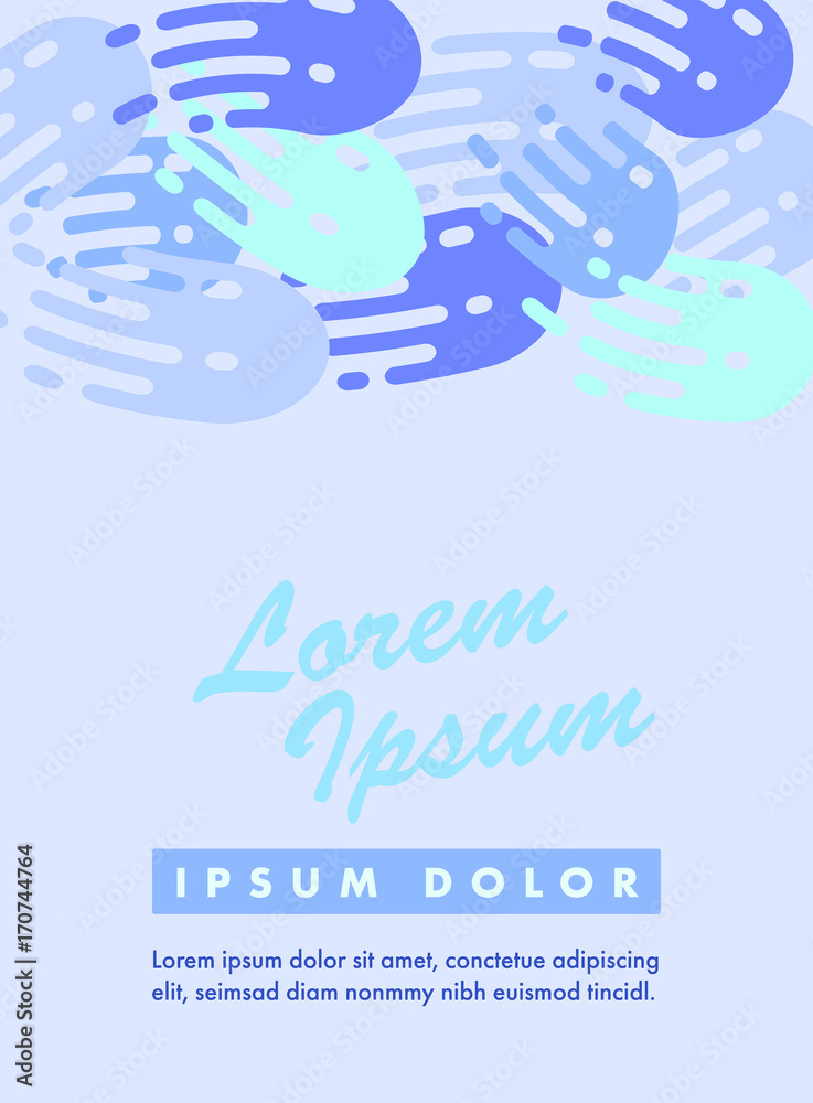 Vector image of card with text lorem ipsum dolor / Vector image of card with text lorem ipsum dolor 