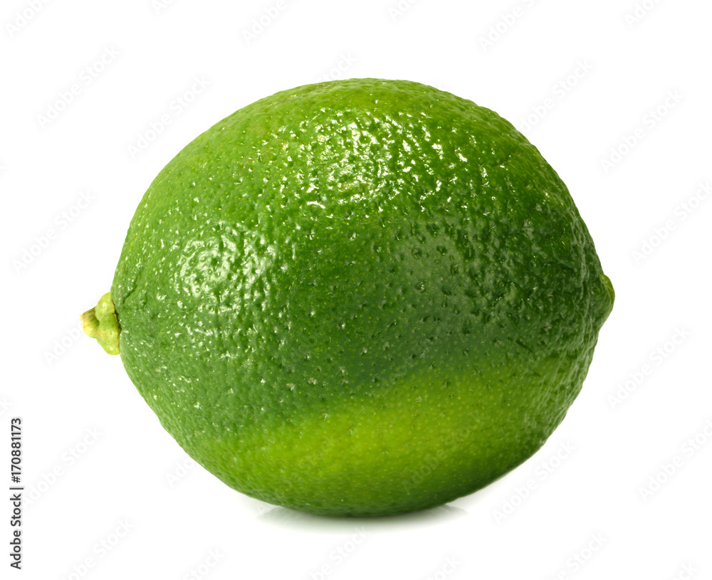 Lime isolated on white background