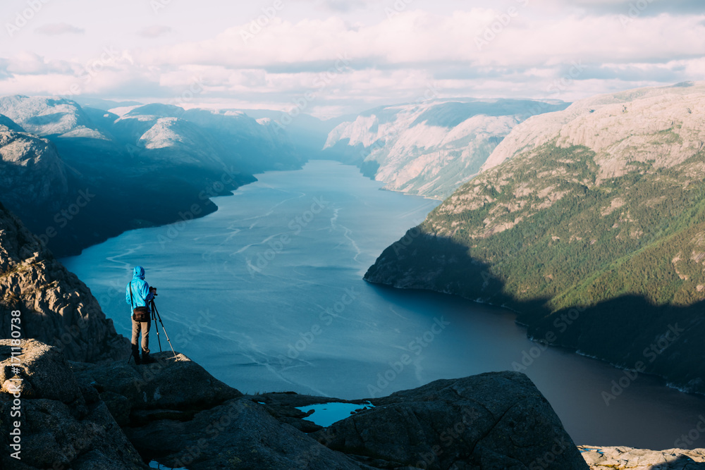 Misty morning on Preikestolen