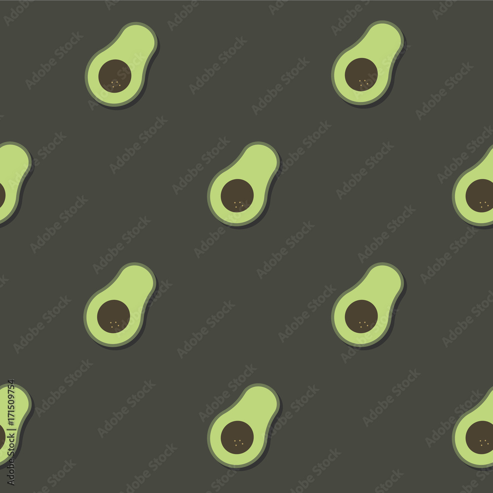 Seamless food pattern vector