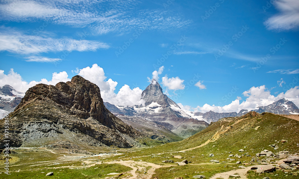 Gornergrat Zermatt，瑞士，马特洪峰