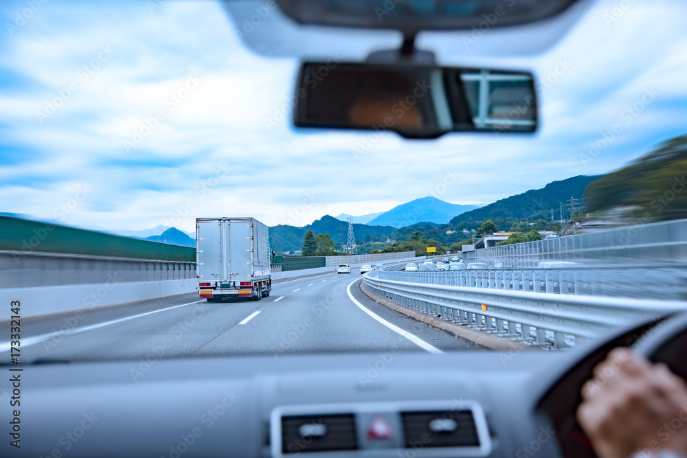 運転席からの風景