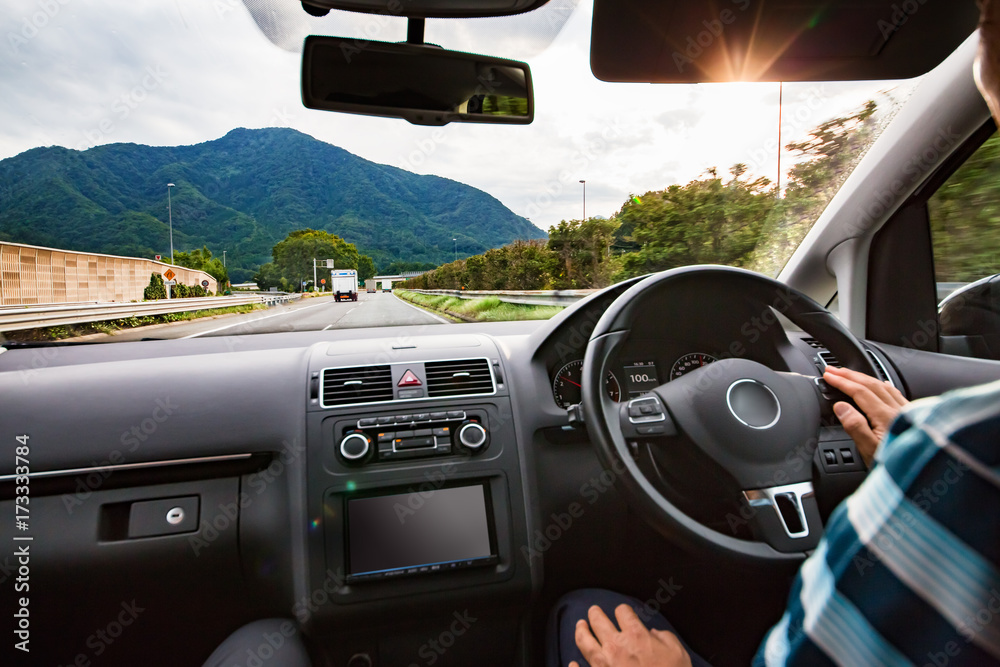 運転席からの風景