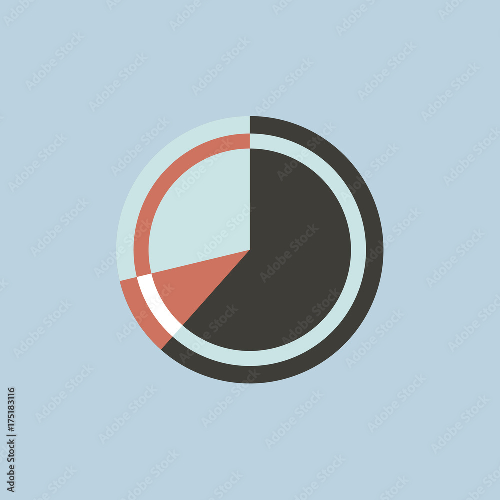 Vector of pie chart