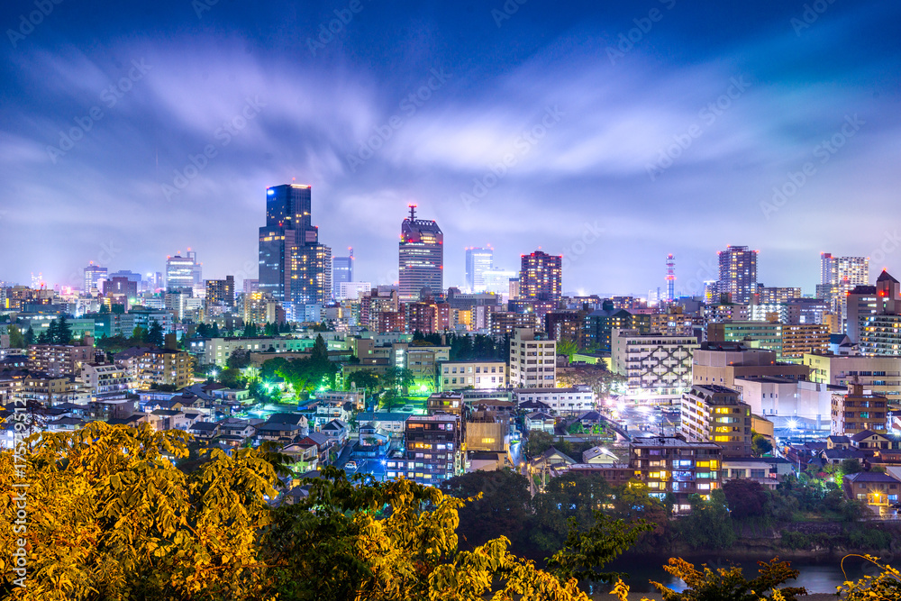 Sendai, Japan Cityscape