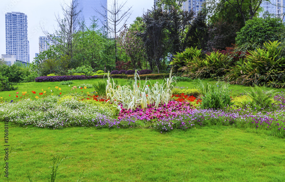 城市绿化花坛景观