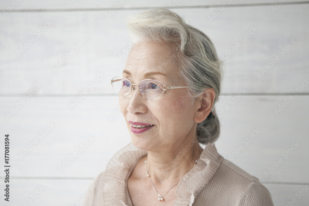 Portrait of an old woman