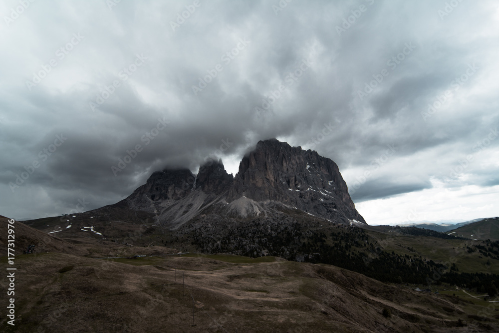 umgeben von Wolken