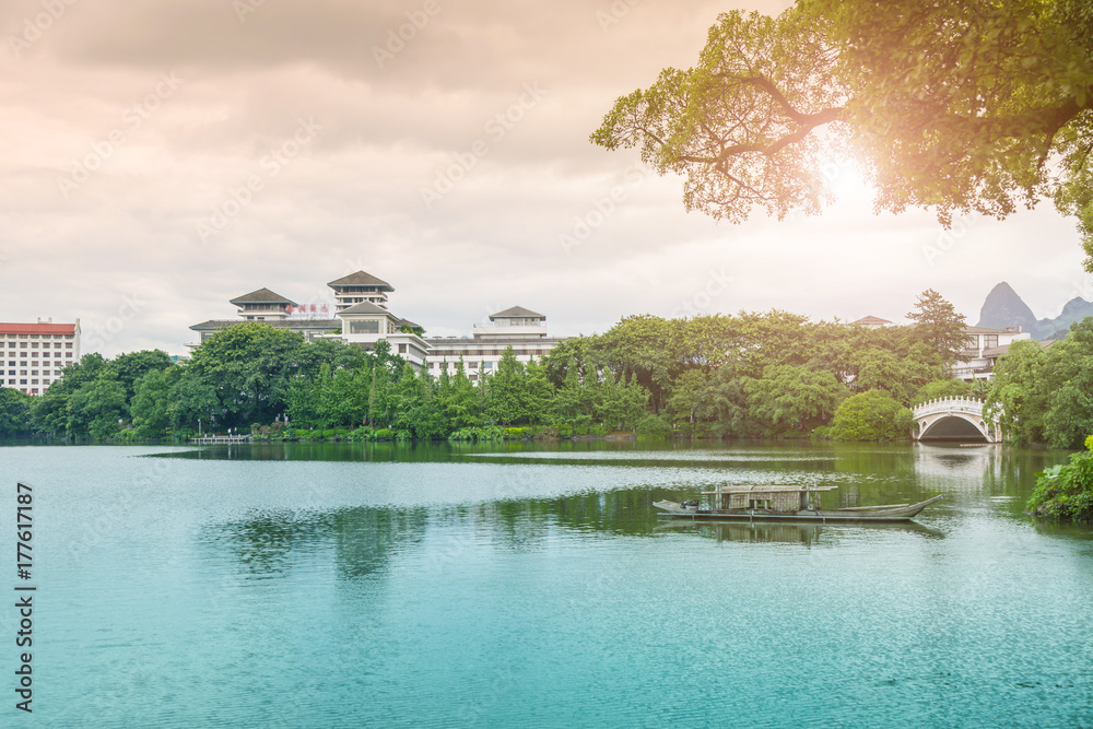 Chinese classical architecture landscape