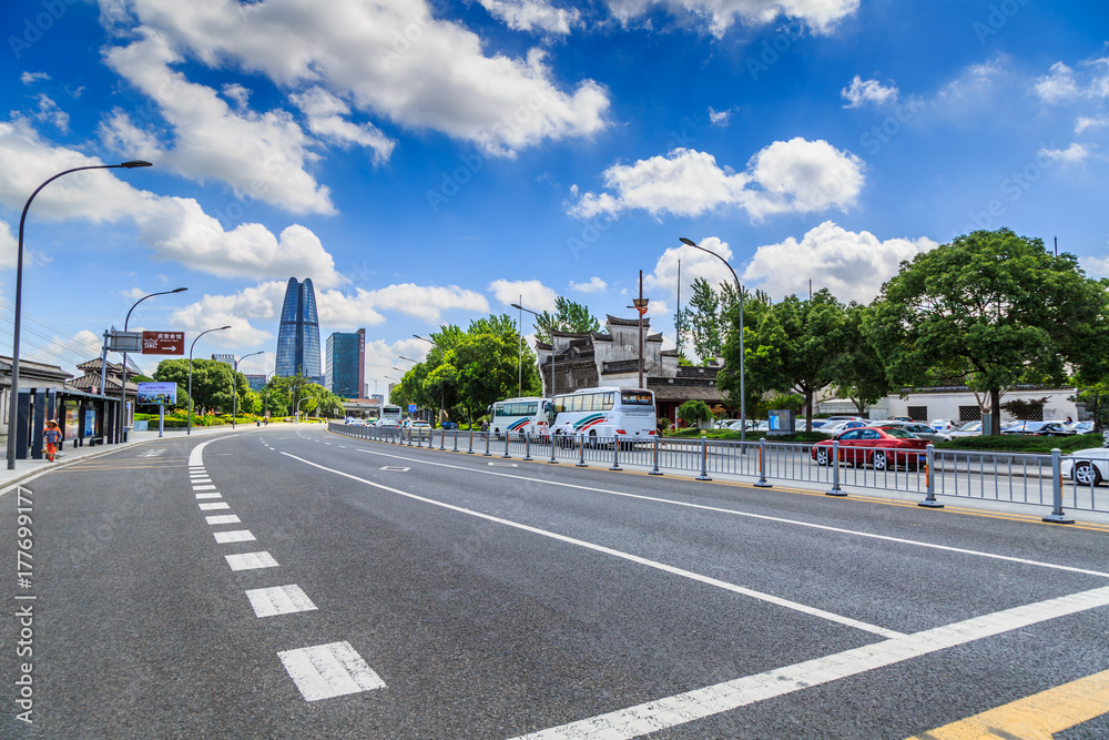 城市建筑与道路