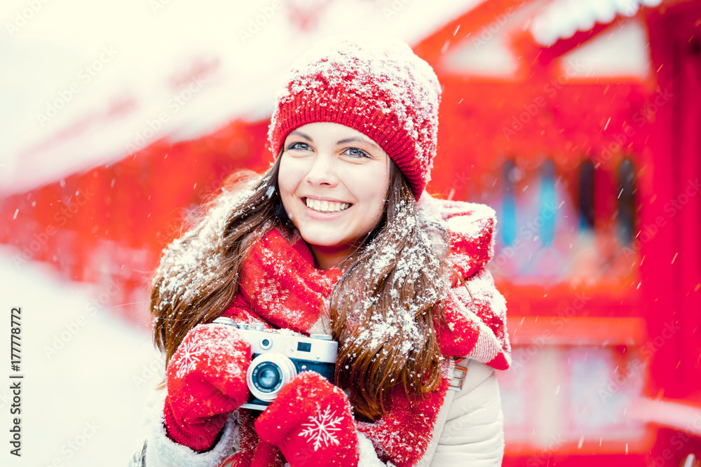 Smiling photographer