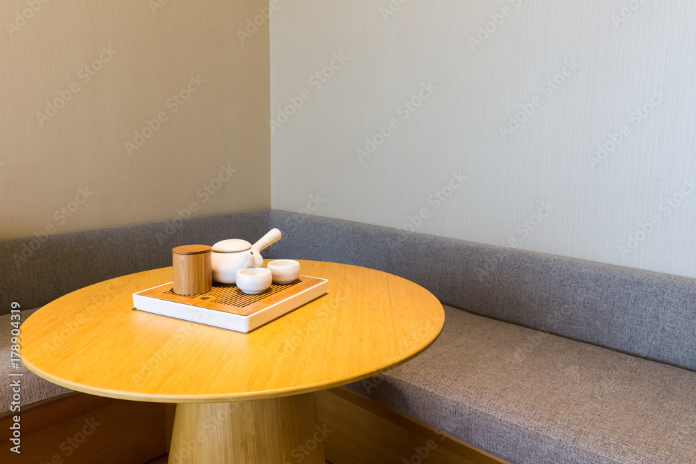 tea table in a room