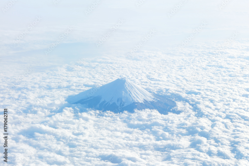 富士山上空