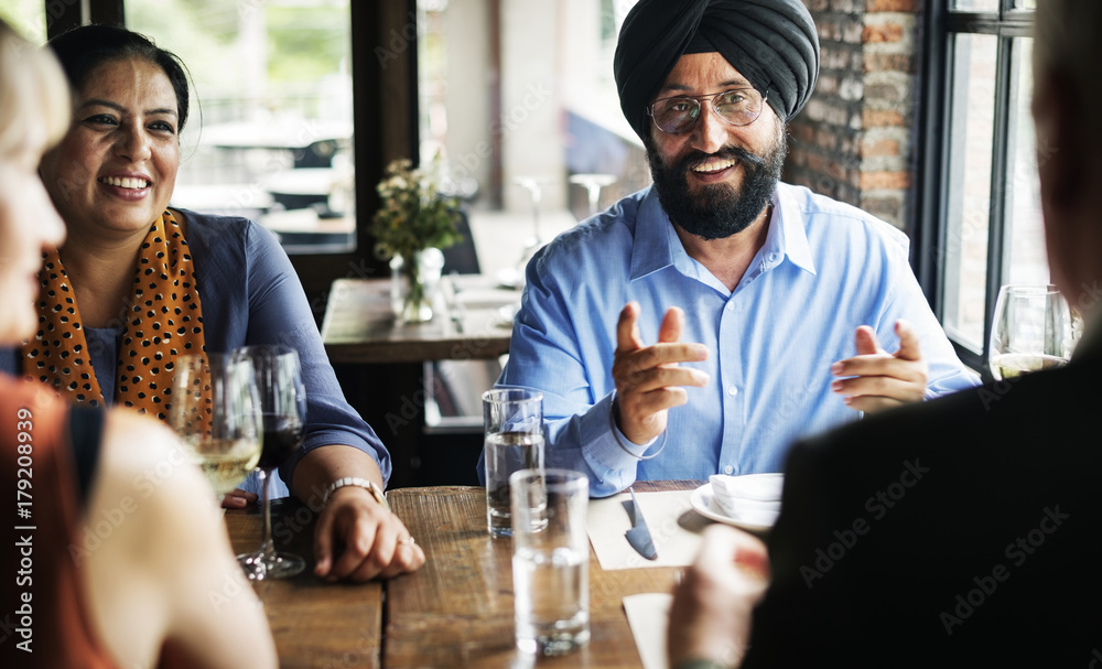 Business People Dining Together Concept