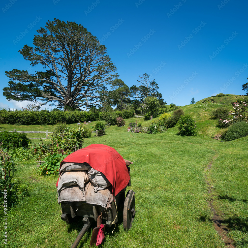 Countryside Garden Landscape and Farm