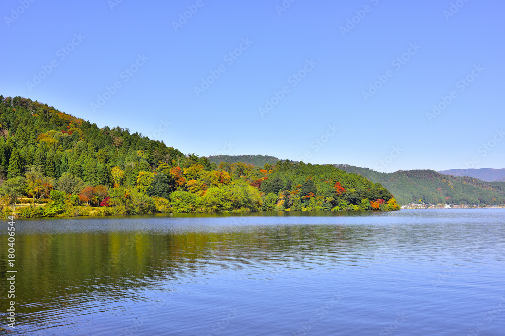 大岩山と余呉湖