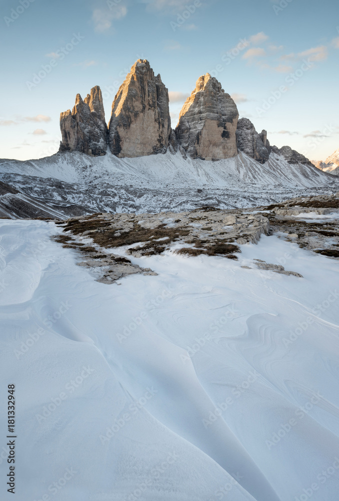 Mountain panorama in the Italy. Beautiful natural landscape in the Italy mountain