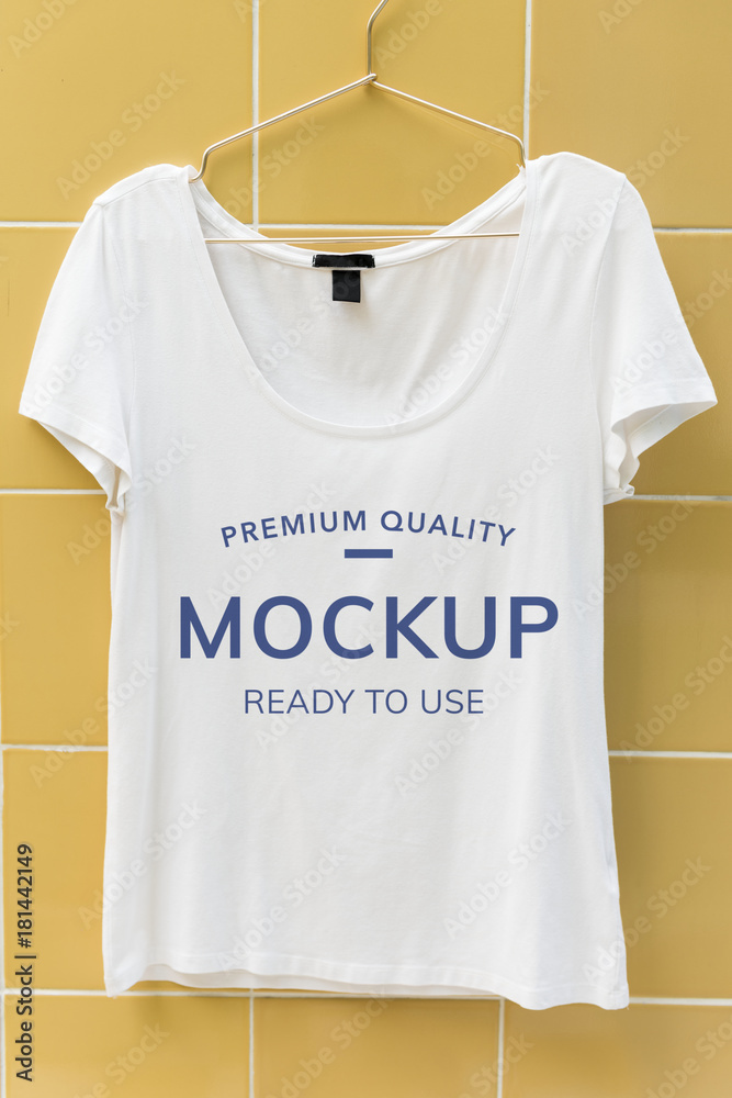 Mockup design space on a tshirt