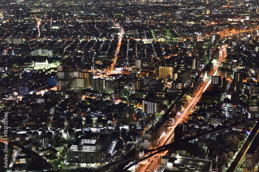 大阪市の夜景