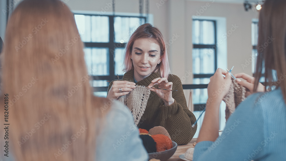 Knitting teacher