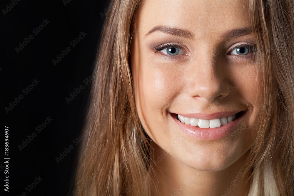 Closeup of a Smiling Woman