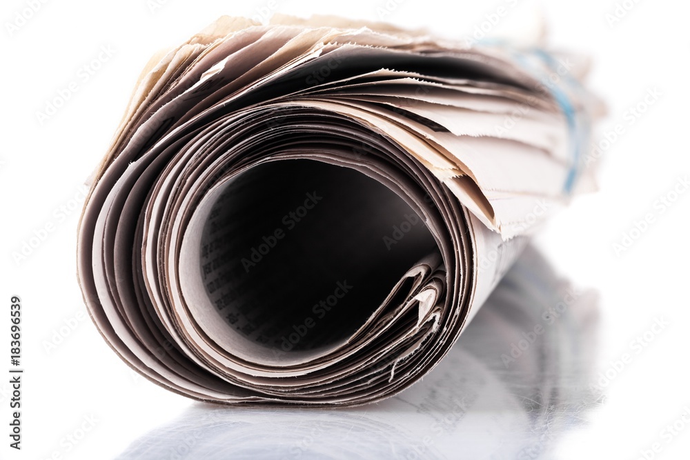 Rolled Newspaper