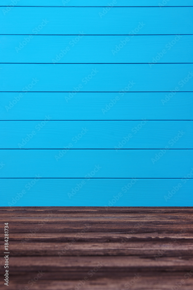  Background blue planks