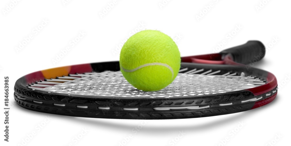 Tennis Racket and Ball