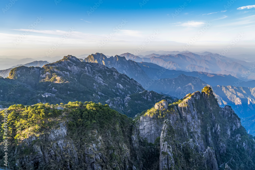 中国黄山山清水秀