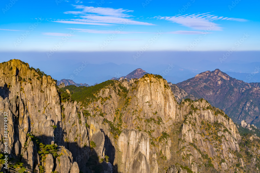 中国黄山山清水秀