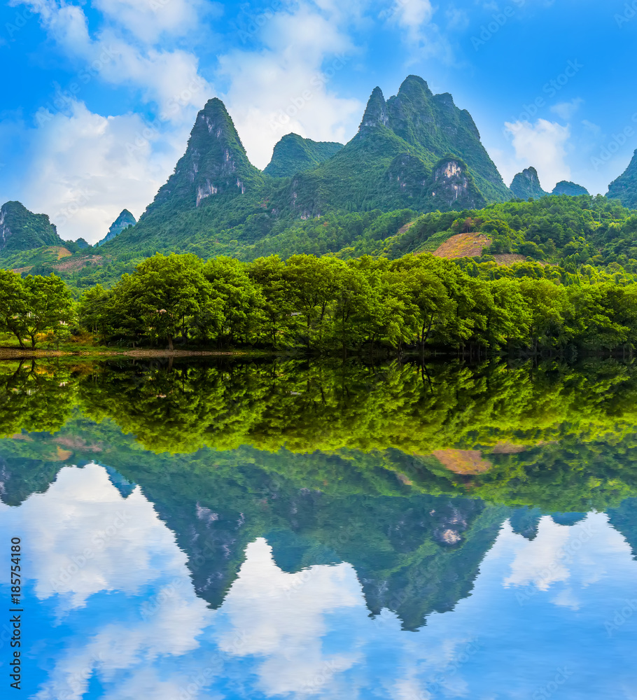 阳朔兴平漓江自然景观风光