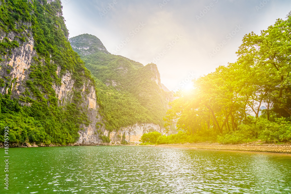 桂林，阳朔，山清水秀