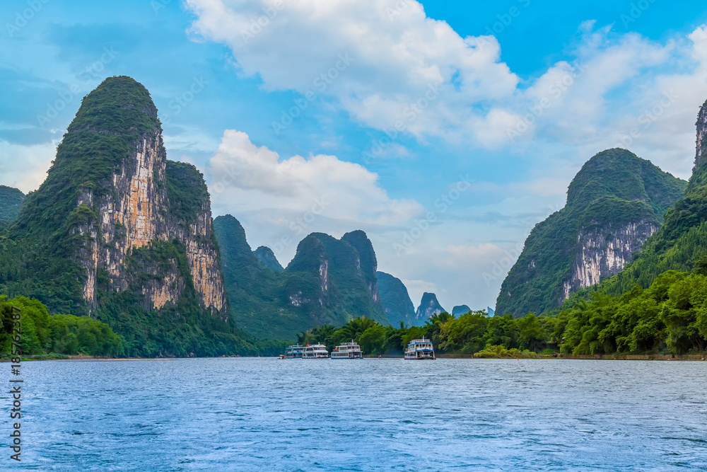 Yangshuo Xingping Lijiang River natural landscape scenery