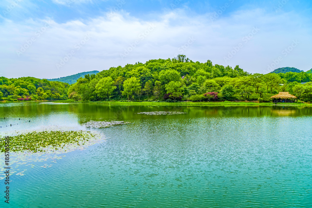 杭州美丽的西湖景观