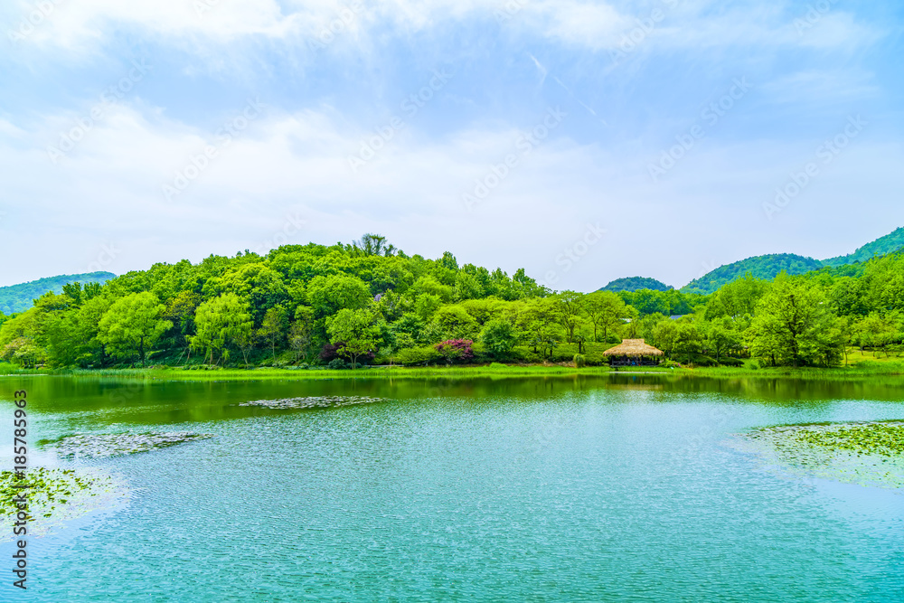 杭州美丽的西湖景观