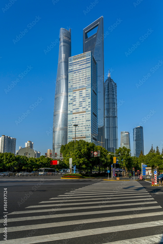 上海陆家嘴城市建筑景观