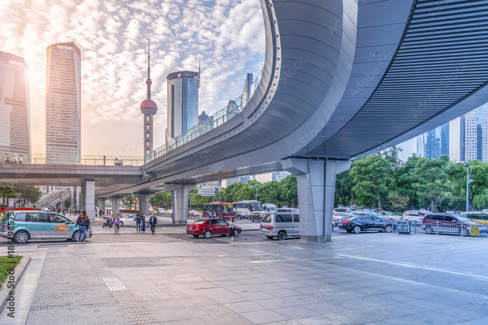 上海陆家嘴城市建筑景观